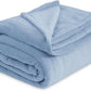 Bedsure Twin XL Fleece Blanket Dorm Bedding - Lightweight Soft Cozy Blankets for Bed, Sofa, Couch, Travel, Camping, Light Blue, 66"x90"
