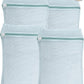 4-Piece Blue Medium Durable Organic Cotton Mesh Laundry Bags with Sturdy Zippers and Breathable Mesh are Delicate Laundry Bags for Underwear, Clothes, Pants and Socks
