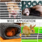 Amylove 4 Pcs Guinea Pig Cage Liner Guinea Pig Bedding Washable Fleece Pee Pads Reusable Small Animals Training Mat Small Animal Sleeping Bed for Bunny Hamster(Dark Gray,16 x 24 Inch)
