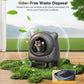 Self Cleaning Litter Box, Automatic Litter Box, FEELNEEDY Odor Control Robot, Cat Ears Design, 65L APP Real-Time Monitor, Cat Litter-Boxs for Multiple Cats, Safety Sensors, with 1 Trash Bag