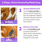 2 in 1 Dogs Cats Dematting Grooming Comb, Perfect Deshedding Undercoat Rake for Poodle & Goldendoodle, Efficiently Detangling Shedding Loose Hair & Matted Fur, All Long Haired Pet (Dark)