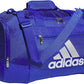 adidas Unisex Defender 4.0 Gym Duffel Bag for Men and Women, Semi Lucid Blue/Silver Metallic/Blue Spark, Small (38L)