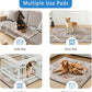 Washable Pee Pads for Dogs 2 Pack, Absorbent Reusable Puppy Pads Waterproof, Leakproof & Non-Slip Whelping Pad, Potty Training Pads for Dogs Playpen Mat 48x48