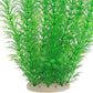Aquarium Plastic Plants Large, Artificial Plastic Long Fish Tank Plants Decoration Ornaments Safe for All Fish 21 Inches Tall (J67 Grenn)