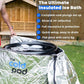 The Cold Pod Insulated XL Cold Plunge Tub Bundle - 116 Gal Ice Bath Round Tubs with Energy Saving Multi-Layer Cover - Chiller Compatible&Silver Reflective