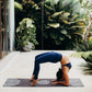 YOGA DESIGN LAB | The Combo Yoga Mat | 2-in-1 Mat+Towel | Eco Luxury | Ideal for Hot Yoga, Power, Bikram, Ashtanga, Sweat | Studio Quality | Includes Carrying Strap!