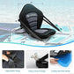 Standard Padded Kayak Canoe Seat Adjustable Backrest with 4 Straps Durable Sit-On-Top Cushion for Kayaking, Rafting & Fishing