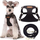 Puppytie No Pull Small Dog Harness with Multifunction Dog Leash,Lightweight Soft Adjustable No Choke Escape Proof Pet Harness Vest Pet Harness Vest,Black,M