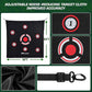 Haokelball Golf Hitting Cage,10x8x6ft Golf Practice Net with Target Cloth & Carry Bag, Heavy-Duty Golf Cage Net for Backyard, Indoor & Outdoor