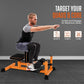 SQUATZ Sissy Squat Machine and Preacher Curl Crunch Rack - Foldable Squatting Bench for Home Gym Workout Station and Leg Exercise - Train Abs, Thighs, and Glutes, Multifunctional Fitness Equipment