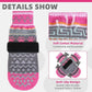 KOOLTAIL Dog Socks to Prevent Licking Paws for Hardwood Floors Anti Slip, Winter Warm Pet Boots&Paw Protector with Grippers, Double Sides Dog Shoes Booties for Small Medium Large Senior Dogs Pink M