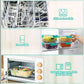 [80 oz & 36 oz]Extra Large Glass Food Storage/Baking Containers Set with Lids, 2 Pack 80 oz(10 cup)&2 Pack 36 oz (4.5 cup)Airtight Glass Container,Microwave,Oven,Freezer and Dishwasher, Green