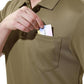 TBMPOY Men's Polo Shirts with Pocket Short Sleeve Quick Dry Casual Sports Outdoor Golf Shirt