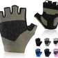 Cycling Gloves for Men Women, Half Finger Bike Gloves for Biking, Gym, Weight Lifting, Rowing, Riding, Outdoor Sports