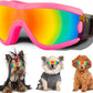 Small Dog Sunglasses with Adjustable Strap UV Protection, Winproof Puppy Sunglasses, Suitable for Dogs Eyes Protection，Soft Dog Goggles