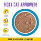 Weruva B.F.F. OMG - Best Feline Friend Oh My Gravy!, Chicken Charge Me Up with Chicken in Gravy, 2.8oz Pouch (Pack of 12)