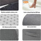 Dog Stairs&Steps for High Beds Up to 28'', 5-Step Dog Ramp for Small Medium Dogs with Washable Cover, Non-Slip Steps for Cats to Get on Couch and Sofa, Durable Foam Ladders, 24.4" Tall, Grey
