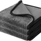 SOFTBATFY Microfiber Car Drying Towel, Shiny Bath Drying Towel Shower Cubicles Cloth for Water Removal in Shower and Bathroom (16x16inches*3pack)