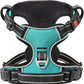 Timos No Pull Dog Harness,NO Need Go Over Dogs Head 3 Snap Buckles Reflective Oxford No Choke Puppy Harness with Front & Back 2 Metal Leash Clips Soft Padded Vest Harnesses for Small Medium Large Dogs