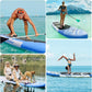 FBSPORT 11' Premium Stand Up Paddle Board, Yoga Board with Durable SUP Accessories & Carry Bag | Wide Stance, Surf Control, Non-Slip Deck, Leash, Paddle and Pump for Youth & Adult