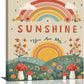 You Are My Sunshine Inspirational Canvas Wall Art Motivational Encouragements Wall Decor First Communion Gifts for Girls Boys Toddler Teens Pictures Painting Print Artwork Framed Decorations Nursery Dorm Bedroom 20"x24"