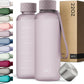 KIVY Lightweight Tritan Water Bottle 22oz [Leakproof & Shatterproof] Slim 22 oz Water Bottle screw top - Reusable water bottle no straw - Cute water bottle slim - Aesthetic water bottles