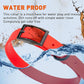 Dogline Biothane Waterproof Dog Collar Strong Coated Nylon Webbing with Black Hardware Odor- Proof for Easy Care Easy to Clean High Performance Fits Small Medium or Large Dogs, Cherry Red