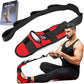 DMoose Fitness Foot & Calf Stretcher with Adjustable Padded Stretching Strap for Plantar Fasciitis, Hamstring, Heel Spurs and Achilles Tendonitis Relief - Yoga Leg Stretch Strap for Flexibility