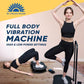 Vibration Plate Exercise Machine Ultimate Vibe with Workout Poster - Whole Body Vibrating Plate Exercise Machine with Resistant Bands – Remote Control Included