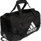 adidas Unisex Defender 4.0 Gym Duffel Bag for Men and Women, Black/White, Small (38L)