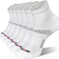 BERING Men's Athletic Ankle Socks Cushioned Quarter Running (6 Pairs)
