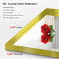 Gold Bathroom Mirror, 30x30 Inch Rectangular Framed Mirror, Large Wall Mounted Bathroom Vanity Mirror Over Sink for Bedroom,Restroom, Living Room, Hangs Vertically or Horizontally