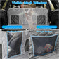 URPOWER Back Seat Extender for Dogs - Hard Bottom Dog Car Seat Cover Holds 400 lbs, Waterproof Dog Hammock Dogs Bed for Cars, SUVs & Small Trucks, Pet Backseat Protector with Mesh Window & Large Space