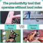Pet Hair Removal Tool – Reusable Lint Roller for Dogs & Cats – Self-Cleaning Fur Remover Brush – Ergonomic Lint Roller for Carpet, Bedding, Couch, Car Seat & More (Pink)