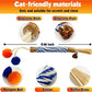 Catnip 4PCS Chew Stick with Wrapped Cotton Rope – Natural Dental Care Cat Toy for Teeth Cleaning & Gum Health, Satisfies Chewing Instincts, Safe & Long-Lasting Kitten Teething Toy