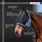 Kensington UViator CatchMask Horse Fly Mask with Web Trim UV Eye Protection Mask for Horse - Large, Deluxe Black