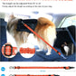 AUBELL Dog Seat Belt for Car,Updated 3-in-1 Adjustable Reflective Bungee Heavy Duty Dog Car Harness Tether with Clip Hook Latch & Buckle,Swivel Zinc Alloy Carabiner,Orange
