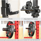 Power Cages Multi-Purpose Squat Rack with Cable Crossover System, Matching Weight Bench, Olympic Barbell Weight Set for Garage and Home Gyms