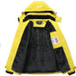 MOERDENG Women's Waterproof Ski Jacket Warm Winter Snow Coat Mountain Windbreaker Hooded Raincoat Jacket