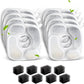 Cat Fountain Filters for 95 oz/2.8 Liter Automatic Pet Fountain Cat Fountain (8 Filters+8 Sponges)