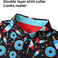 DEOLAX Mens Polo Shirts Fashion Print Mens Golf Shirt Dry Fit Mens Golf Polo Short Sleeve Quick Dry Funny Golf Shirt for Men