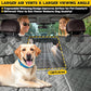 Upgrade Tough 1200D Rip-Stop Dog Truck Seat Cover for Back Seat, Anti-Scratch Waterproof Car Back Seat Extender for Dogs with Hard Bottom,Dog Hammock for F150/RAM1500/Silverado