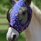Harrison Howard Super Comfort Stretchy Fly Mask Large Eye Space with UV Protection Soft on Skin with Breathability Classic Letters M Cob