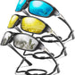 3 Pack Polarized Sports Sunglasses for Men, Mens Sunglasses Wrap Around UV400 Protection for Cycling Fishing Driving