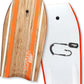 THURSO SURF Quill 42'' Bodyboard Lightweight Durable EPS Core IXPE Deck HDPE Slick Bottom FRP Stringer Crescent Tail Dual Channel Plastic Mesh with Double Stainless Steel Swivel Coiled Wrist Leash
