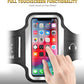 TRIBE Running Phone Holder Armband. iPhone & Galaxy Cell Phone Sports Arm Bands for Women, Men, Runners, Jogging, Walking, Exercise & Gym Workout. Fits All Smartphones. Adjustable Strap, CC/Key Pocket