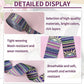 Printed Nylon Webbing Straps 1 1/2 inch 6 Yards Heavy Duty Patterned Fabric Luggage Handle Jacquard Ribbon with Buckle for Backpack Bags-Decorative Supplies-Clothing-Sewing (Bohemian Style)