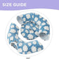 Lesure Large Cat Tunnel Bed - Cute Donut Bed for Indoor Cats with Washable Circle Cushion, Round Pet Peekaboo Cave Toy for Multi Kitten/Puppy/Rabbit, Large Blue