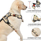 NESTROAD No Pull Dog Harness with Leash, Reflective No Choke Pet Vest Harness,Adjustable Soft Padded Dog Harness with Easy Control Handle for Large Dogs(Checkered Beige,Large)