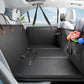 Back Seat Extender for Dogs, Dog Car Seat Cover for Back Seat with Hard Bottom,Waterproof Hammock for Car Pet Backseat Protector,Upgraded PU Leather Material for Car & SUV(Holds 400lbs)